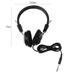 Fone de ouvido musical para piano elétrico, Headset com fio, Headphones Handfree com fio, Guitarra elétrica, 6,5mm - Image 6