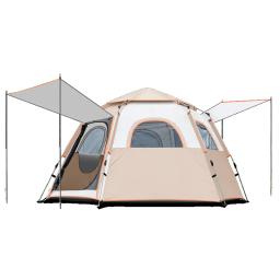 Tenda Dome automática para acampar, fácil configuração, impermeável, família, caminhadas, mochila, ao ar livre, pop-up, 3, 4, 5, 8 pessoa - Image 6