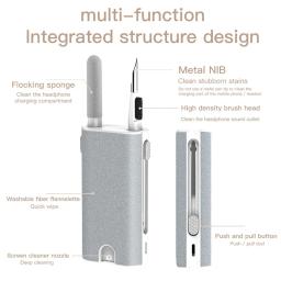 Kit Multifuncional De Caneta De Limpeza De Auscultadores, Escova De Limpeza Integrada, Tela Do PC Do Apple iPhone, Airpods - Image 6