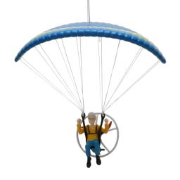 Mini Paramotor Modelo Paraglider, Paraquedista Rigger Parachute, Decoração De Ornamento, Parapente Artesanal, Pingente De Carro, Presente De Natal - Image 1