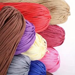 Fio trançado de nylon para pulseira de tecido manual, linha oca, fio DIY Macramé, fio colorido, 200g, 3mm, 1pc - Image 6