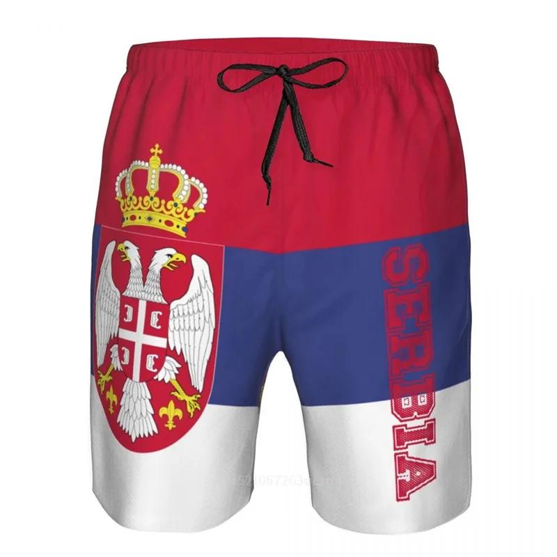 Calções de praia masculinos esportivos, estampa 3D, bandeira Strava, calções de surf, esportes populares, sunga, roupas de banho, verão, verão - Image 1