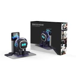 Emo robô pet emopet companheiro inteligente ai comunicação emocional futuro robô de voz para casa brinquedos de mesa crianças presente natal - Image 4