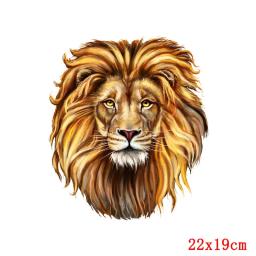 Ferro-On adesivos térmicos para vestuário, leão, animal calor transferências, elefante, raposa, listras na roupa, DIY Applique - Image 5