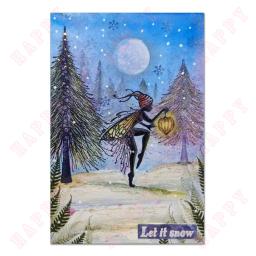 Inverno Sussurros Coleção Metal Corte Matriz e Selos, Scrapbook Decoração DIY Artesanato, Gravando Natal, Nova Chegada, 2023 Chegada - Image 4