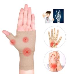 Tcare compressão de pulso polegar banda cinto túnel do carpo mãos suporte de pulso cinta manga golfe tenossinovite artrite luvas - Image 2