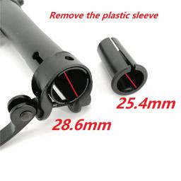 Folding telescópico ajustável Stem, E-bike, bicicleta elétrica, seção dupla, peças de reparo, 22,2 milímetros, 25,4 milímetros, direito - Image 4