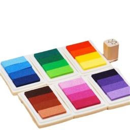 Almofadas De Tinta Artesanal Para Papel, 50Pcs - Image 1