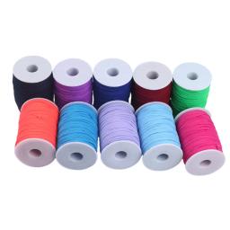 High-Elastic Spool Banda De Costura, Cabo Elástico Plana, Artesanato Artesanal DIY, 3mm, 5 jardas - Image 2