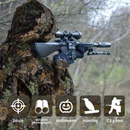 3D Leaves Camouflage Ghillie Suits, Woodland Poncho, Manto, Roupa ao ar livre para Caça, Tiro, Wildlife Bird Watch - Image 6