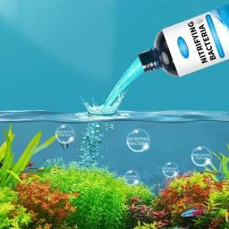 Purificador de água do aquário, Aquarium Fish Farming Medicine Supplies, Tratamento de aquário, Líquido nitrificante, 300ml - Image 3
