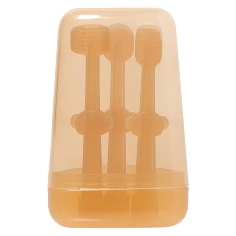 Conjunto escovas dentes para cães Suprimentos profissionais para higiene cães gatos As melhores escovas dentes - Image 1