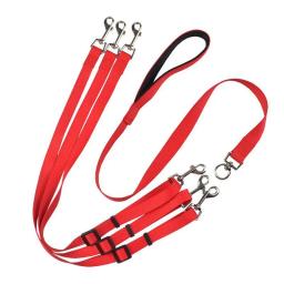 Multi-corrente com um ropethree maneira animais de estimação trela cão trela tripla ajustável para pequeno médio cães gatos suprimentos para animais de estimação trela - Image 4