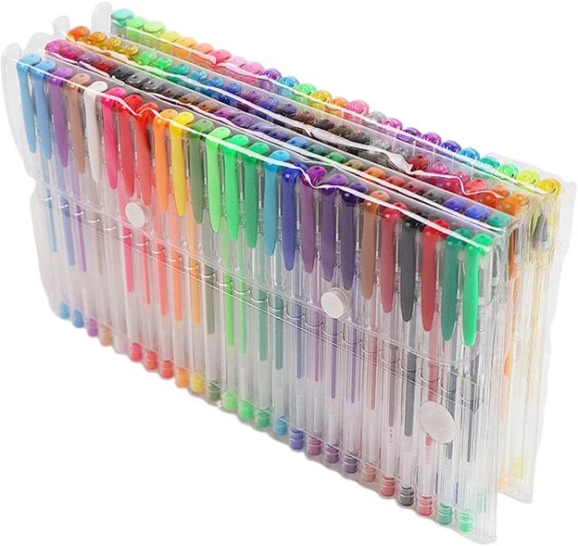 Conjunto de 100 Canetas Gel Coloridas para Desenho, Colorir, Doodle e Artesanato - Ideal para Scrapbooks e Diários Planejadores