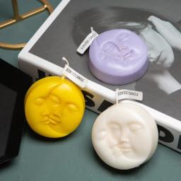 Estilo Simples Face Vela Silicone Molde, Sabonete Artesanal, DIY Vela De Gesso, Artesanato De Jóias, Vela Fazendo Suprimentos, Decoração De Casa - Image 1