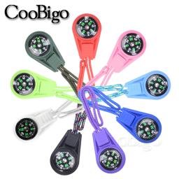 Mini bússola de sobrevivência colorida, chaveiro com zíper para mochila ao ar livre, acampamento, caminhadas, caça, bolso, navegador, ferramenta de aventura - Image 1