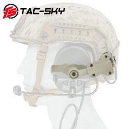 TAC-SKY 360 °   Adaptador de capacete tático rotativo, montagem em trilho de arco, compatível com fone de ouvido tático msa sordin - Image 1