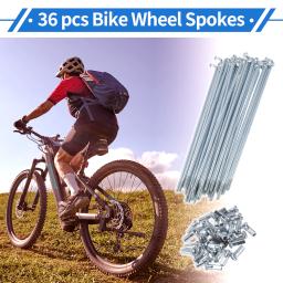 X autohaux raios de bicicleta 12g 125/134/136/155/160/170/175mm comprimento raios de roda de bicicleta aço carbono galvanizado tom de prata mamilo - Image 2