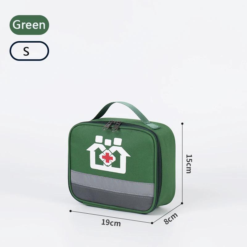 Kit de primeiros socorros portátil para acampamento ao ar livre, bolsa de pílula, saco de armazenamento, emergência familiar, caso médico, acessórios de viagem, suprimentos - Image 1