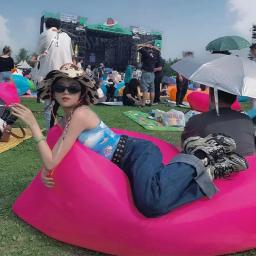 Almofada de ar inflável portátil Sofá, festa ao ar livre, Camping, Festival de música, cama adulta, almofada quente, sofá - Image 2