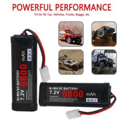 Bateria de Substituição NiMH com Conector de Descarga Tamiya 7.2V, 9800mAh, 6800mAh, Compatível com Brinquedos RC, Carros de Corrida, Barco, Aeronave - Image 6
