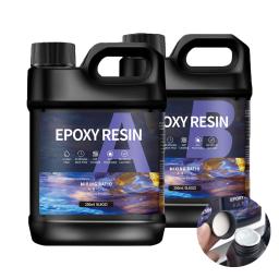 AB Cola De Resina Epóxi, Alto Endurecedor Adesivo, Cola De Cristal Claro, Fazer Jóias DIY, Transparente Misto Agente de Cura, 1:1, 500 ml, 1000ml - Image 1