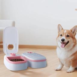 Dispensador de alimentos inteligente automático com temporizador, Alimentador para gatos e cães, Dispensador de alimentos úmidos e secos, Pet Feeding Suppl, O1X0 - Image 3