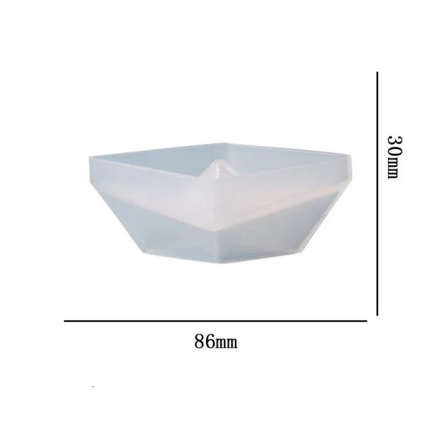 Molde de Silicone para Barco de Papel 3D - Ferramenta de Decoração de Bolo DIY