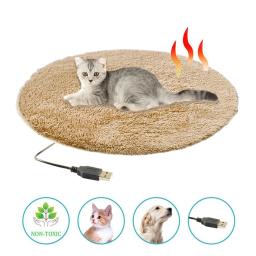 Pet aquecimento cobertor elétrico, temperatura constante, plug-in USB, aquecedor pequeno, adequado para pequenos gatos e cães - Image 1