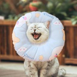 Colarinho Soft Comfy Recovery Clouds para Animais de Estimação, Cone protetor ajustável, Após lesões para cães e gatos, Higiênico - Image 5