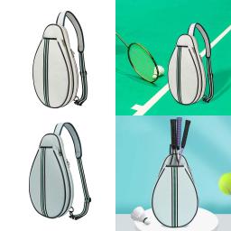 Saco De Raquete De Tênis De Ombro Profissional, Profissional Pickleball Bolsa De Transporte, Badminton raquete tênis Crossbody Bag - Image 4