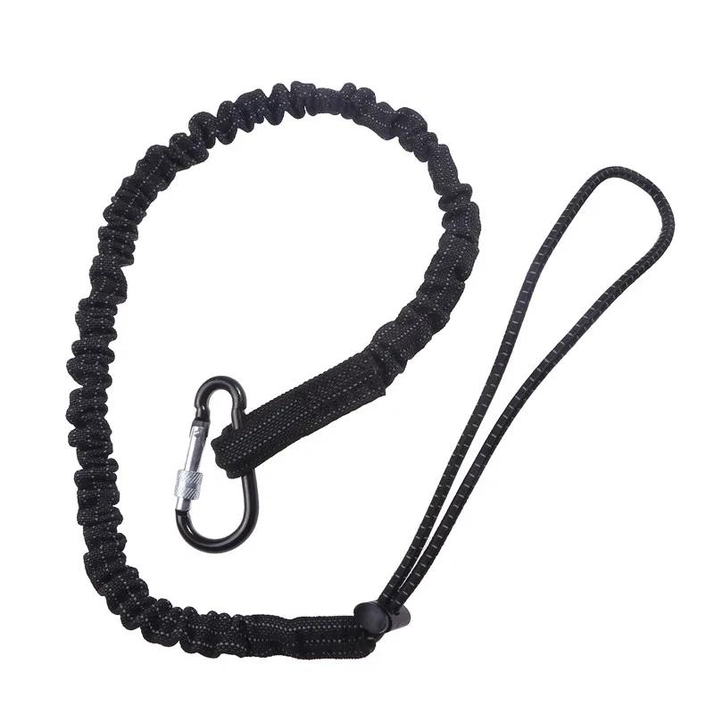 Bungee Tether Tool com Mosquetão, Anti-Falling, Trabalho de Escalada, Corda de Segurança Aérea, Gancho Acessórios - Image 1