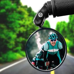 Espelho Retrovisor de Bicicleta Universal, Ajustável Girar, Ângulo Largo, Guiador de Ciclismo, Espelhos Retrovisores para MTB, Acessórios de Road Bike - Image 3