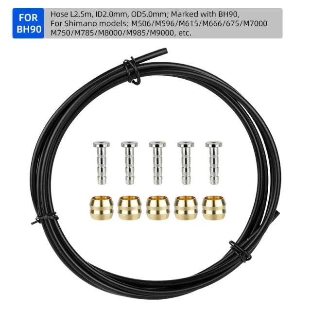 Mangueira Freio Disco Hidráulico Bicicleta 2500mm para Shimano Sram Magura Tektro