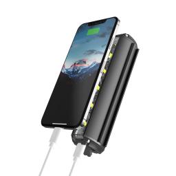 Luz de bicicleta para MTB Road Cycling, farol de bicicleta, 8000mAh bateria, energia de emergência, alumínio carcaça, 900, 1200, 1400, 2600LM - Image 2