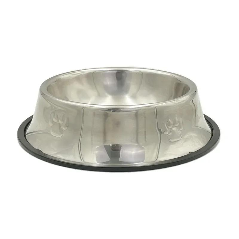 Aço inoxidável Anti-Gulping Pet Feeder, seguro, lavável, comida, água, pequeno, médio, grande, cão, comer - Image 1