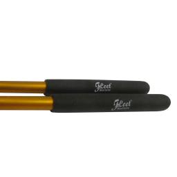 Par de metal baquetas, tímpanos marretas, nylon cabeça, bateria acessórios, novo - Image 6