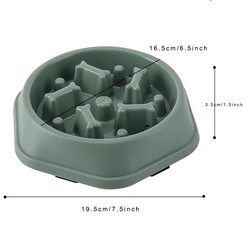 Tigela de alimentação lenta antiengocante para cães, tigelas de alimentação lenta, pet antiderrapante, coma pratos, puzzle tigelas para cães pequenos e médios - Image 1