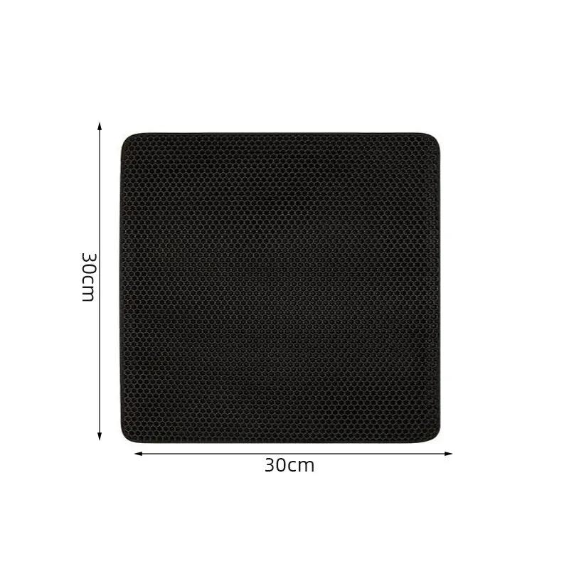 Impermeável dupla camada Pet Litter Mat, antiderrapante, lavável Cat Mat, Suprimentos - Image 1