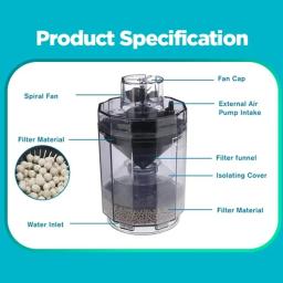 Totalmente automático aspirador filtro sucção, ferramenta tanque de peixes, fezes coletar - Image 4