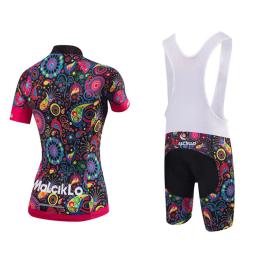 Mulheres Esportes Ciclismo Shorts Set, Bicicleta Jersey, Roupas de bicicleta, Treino, Fato de corrida, Ginásio Equipamento, Feminino - Image 3