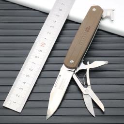 Faca Dobrável Multi-Ferramenta, Equipamento de Camping, Exterior, Caminhada pela Natureza, Autodefesa, Sobrevivência Tática, Portátil, Reparação e Manutenção - Image 2