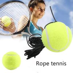 Único Treino Bola De Tênis Com Corda Elástica, Resistência Grip, Ténis Prática, Overgrip Bolas, Trem De Borracha, Q5K5 - Image 3