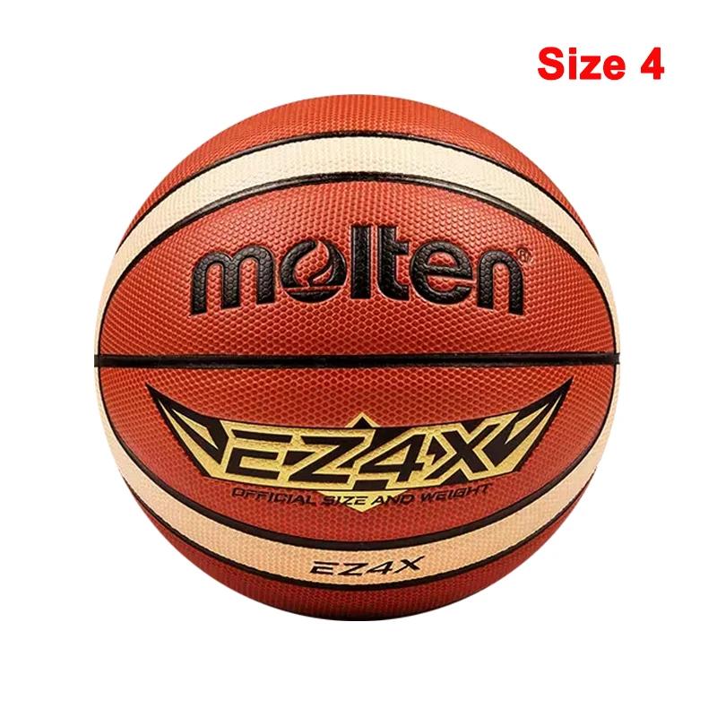 Bola de basquete resistente ao desgaste de PU fundido para homens e mulheres, bola de competição padrão, tamanho oficial, tamanho 7, 6, 5, 4 - Image 1