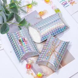 Caixa De Embalagem De Lenço De Seda Pequena Caixa, Dobrável De Papel, Caixa De Presente De Doces Travesseiro, Feriado De Casamento, Natal, DIY - Image 5