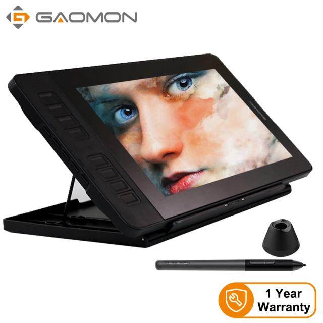 GAOMON PD1161 Tablet de Desenho Gráfico de 11,6 Polegadas com 8 Teclas de Atalho para Ilustração e Edição Criativa