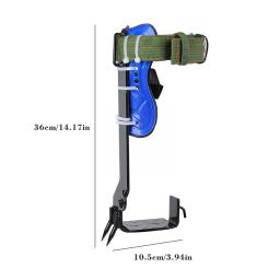 Artefato Artefato de escalada de árvore ajustável vertical, acessórios de segurança inoxidável, cinto de corda, Big Iron Climb Shoes - Image 4