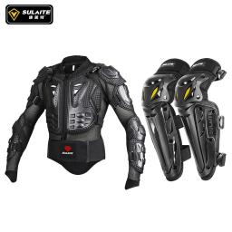 SULAITE-Jaqueta de Corpo Inteiro para Homens, Armadura, Joelheiras, Proteção da Coluna, Peito, Equipamento de Proteção, Armadura Corporal, Motocross - Image 1