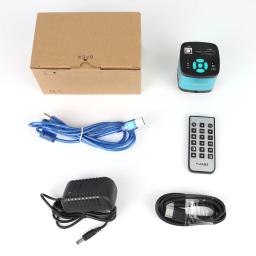 Microscópio Industrial com Suporte Dobrável, Câmera Digital, Luz LED, Solda, 48MP, 4K, 1080P, HDMI, USB, Lente 150X - Image 4