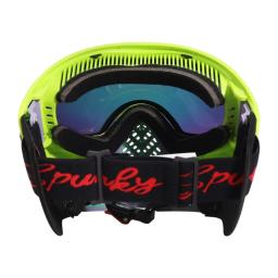Máscara protetora de paintball com térmica anti-fog goggle, equipamento de airsoft tático ao ar livre, cinza-amarelo, verde, novo modelo - Image 3